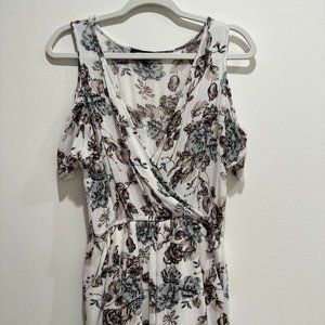 One Clothing White Floral Romper